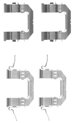 K0252 BEHR/HELLA/PAGID Комплектующие, колодки дискового тормоза