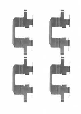 K0304 BEHR/HELLA/PAGID Комплектующие, колодки дискового тормоза