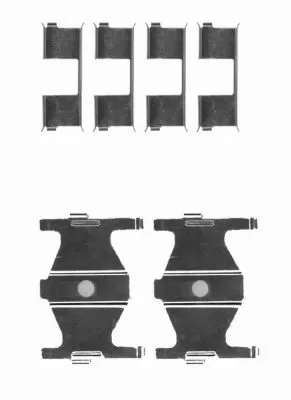 K0309 BEHR/HELLA/PAGID Комплектующие, колодки дискового тормоза