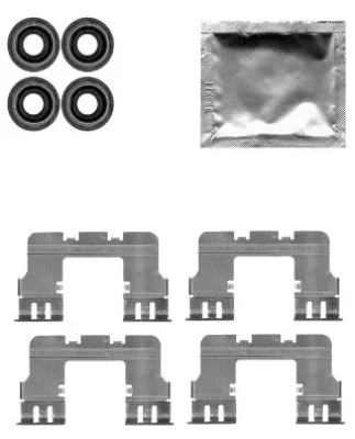 K0372 BEHR/HELLA/PAGID Комплектующие, колодки дискового тормоза