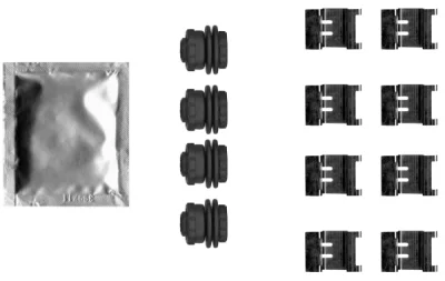 Комплектующие, колодки дискового тормоза TEXTAR 82552500