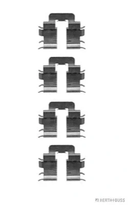 J3661018 HERTH+BUSS Комплектующие, колодки дискового тормоза