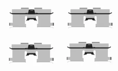 MBA1692 MINTEX Комплектующие, колодки дискового тормоза