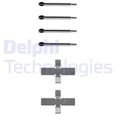 Комплектующие, колодки дискового тормоза DELPHI LX0003