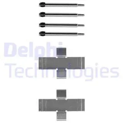 Комплектующие, колодки дискового тормоза DELPHI LX0006