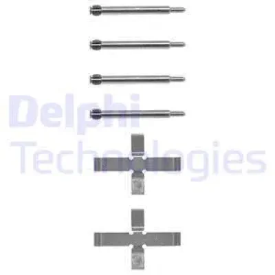 Комплектующие, колодки дискового тормоза DELPHI LX0039