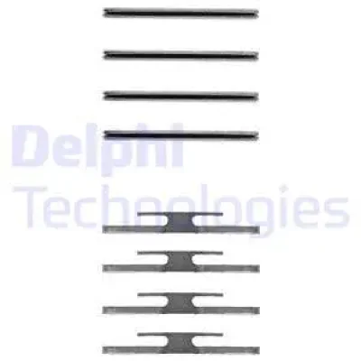 Комплектующие, колодки дискового тормоза DELPHI LX0055