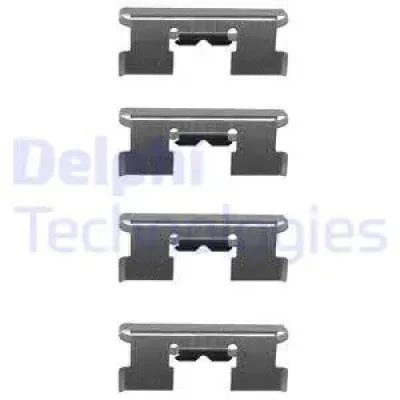 LX0057 DELPHI Комплектующие, колодки дискового тормоза
