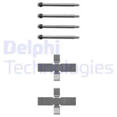 LX0067 DELPHI Комплектующие, колодки дискового тормоза