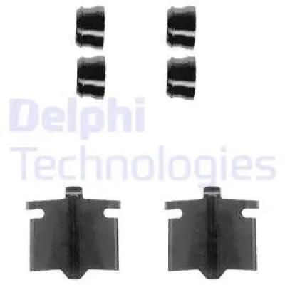 Комплектующие, колодки дискового тормоза DELPHI LX0082