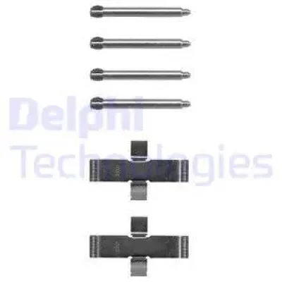 LX0093 DELPHI Комплектующие, колодки дискового тормоза