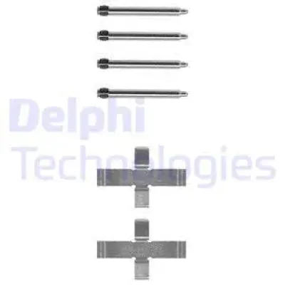 Комплектующие, колодки дискового тормоза DELPHI LX0094
