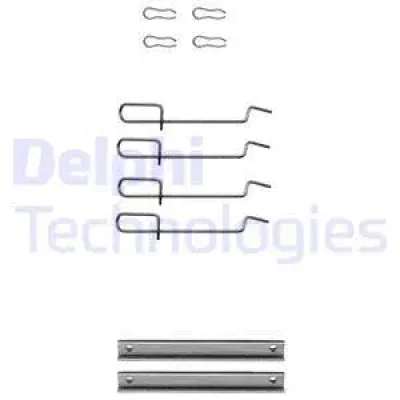 LX0113 DELPHI Комплектующие, колодки дискового тормоза