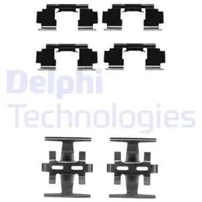 LX0130 DELPHI Комплектующие, колодки дискового тормоза