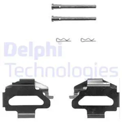Комплектующие, колодки дискового тормоза DELPHI LX0150