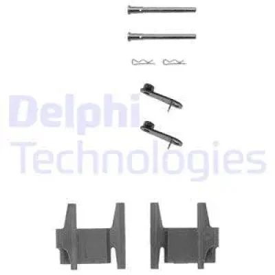 Комплектующие, колодки дискового тормоза DELPHI LX0151