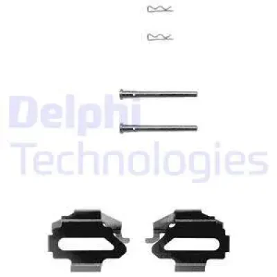 Комплектующие, колодки дискового тормоза DELPHI LX0162
