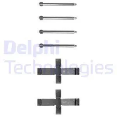 LX0175 DELPHI Комплектующие, колодки дискового тормоза