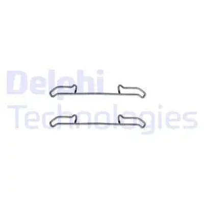 LX0192 DELPHI Комплектующие, колодки дискового тормоза