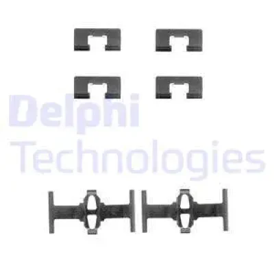 LX0197 DELPHI Комплектующие, колодки дискового тормоза