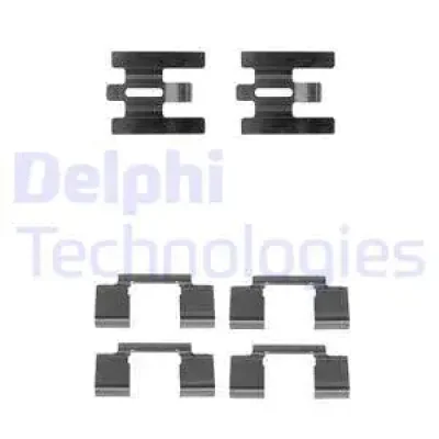 Комплектующие, колодки дискового тормоза DELPHI LX0224