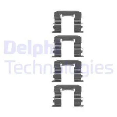 LX0239 DELPHI Комплектующие, колодки дискового тормоза