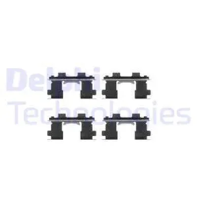 Комплектующие, колодки дискового тормоза DELPHI LX0252