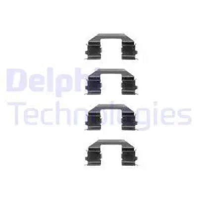 Комплектующие, колодки дискового тормоза DELPHI LX0255