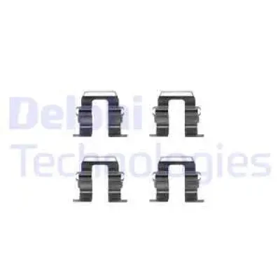 LX0256 DELPHI Комплектующие, колодки дискового тормоза