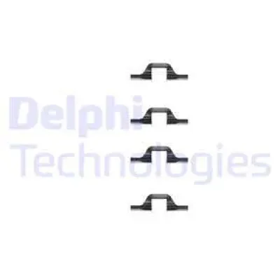 Комплектующие, колодки дискового тормоза DELPHI LX0260