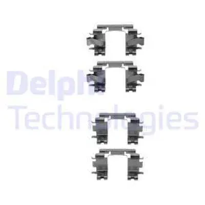 Комплектующие, колодки дискового тормоза DELPHI LX0298