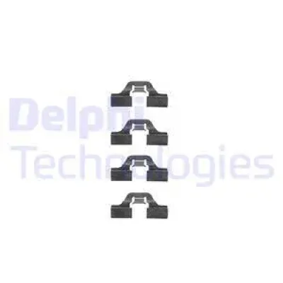 LX0307 DELPHI Комплектующие, колодки дискового тормоза