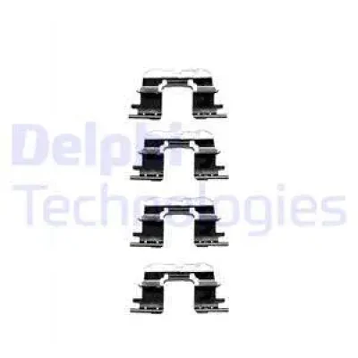 LX0333 DELPHI Комплектующие, колодки дискового тормоза