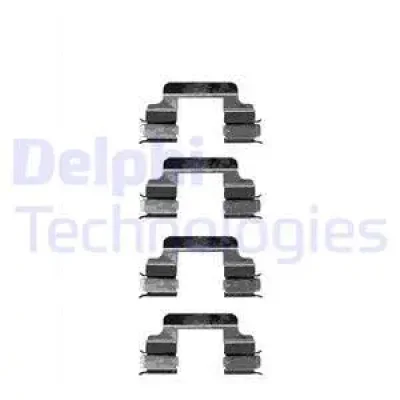 LX0334 DELPHI Комплектующие, колодки дискового тормоза