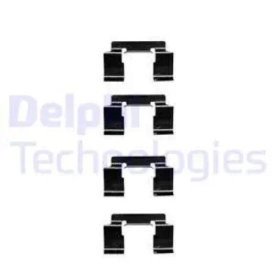 LX0337 DELPHI Комплектующие, колодки дискового тормоза