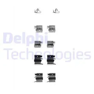 LX0339 DELPHI Комплектующие, колодки дискового тормоза