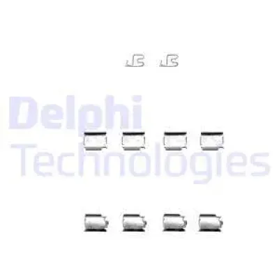 LX0343 DELPHI Комплектующие, колодки дискового тормоза