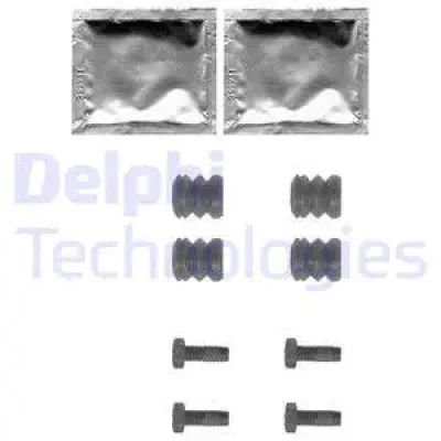 Комплектующие, колодки дискового тормоза DELPHI LX0355