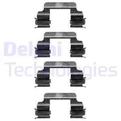 LX0363 DELPHI Комплектующие, колодки дискового тормоза
