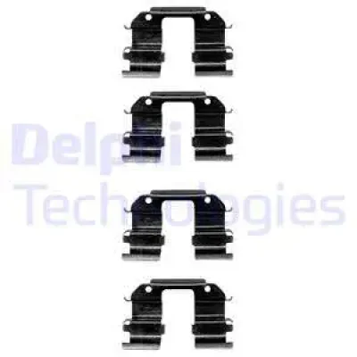 Комплектующие, колодки дискового тормоза DELPHI LX0372