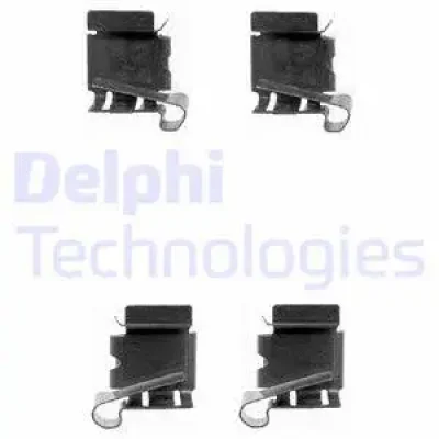 Комплектующие, колодки дискового тормоза DELPHI LX0390