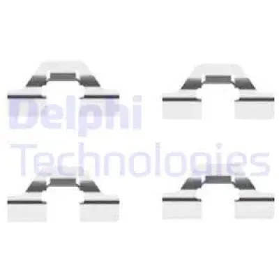 LX0430 DELPHI Комплектующие, колодки дискового тормоза