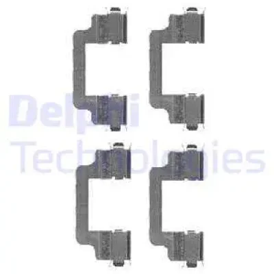 LX0454 DELPHI Комплектующие, колодки дискового тормоза