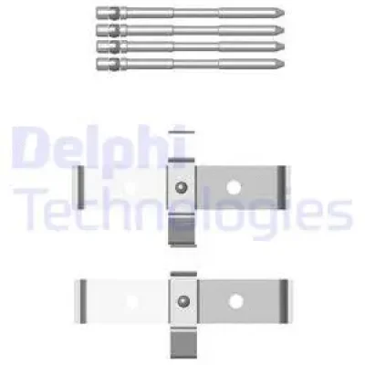 LX0469 DELPHI Комплектующие, колодки дискового тормоза