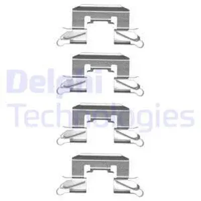 LX0507 DELPHI Комплектующие, колодки дискового тормоза