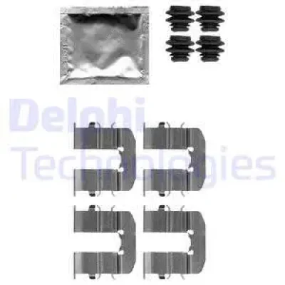 LX0512 DELPHI Комплектующие, колодки дискового тормоза