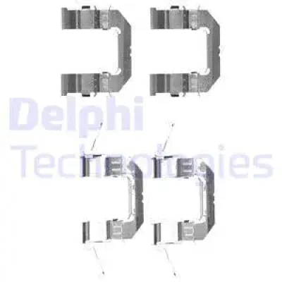 Комплектующие, колодки дискового тормоза DELPHI LX0529