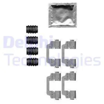 Комплектующие, колодки дискового тормоза DELPHI LX0576