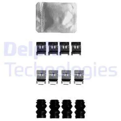 Комплектующие, колодки дискового тормоза DELPHI LX0593