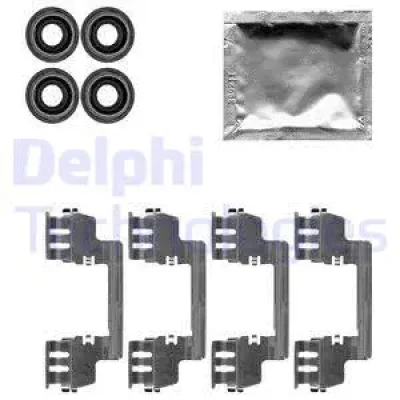 LX0616 DELPHI Комплектующие, колодки дискового тормоза